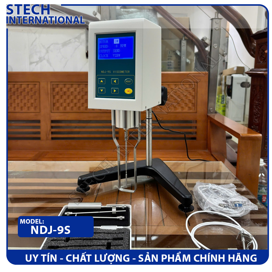 Máy đo độ nhớt hiện số, hiển thị nhiệt độ